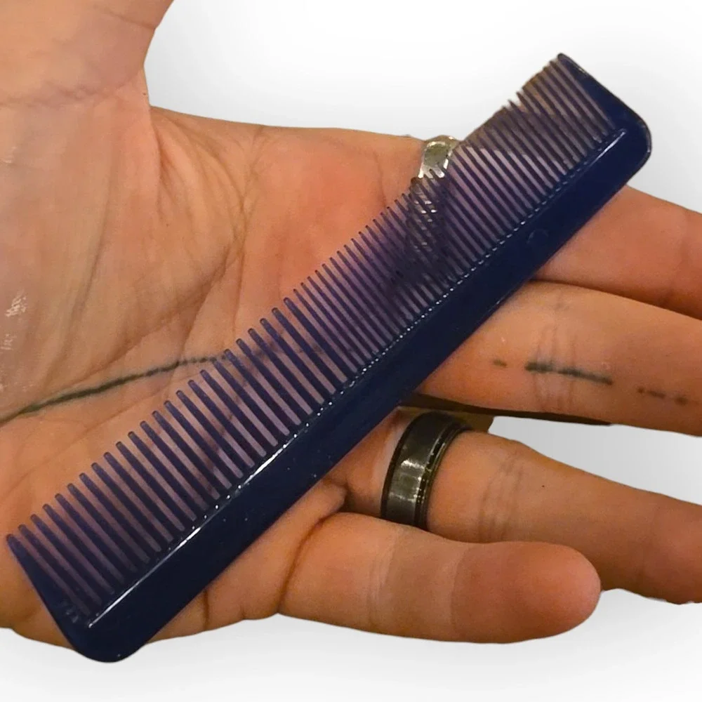 VTG 1970s Southwestern Bell Advertising OS Pocket Comb Blue Promo‎ Phone Co USA